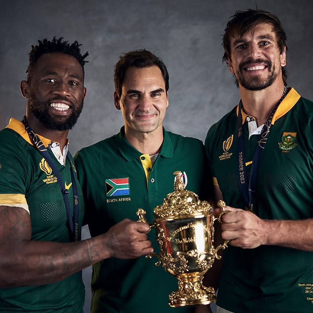 南非队在橄榄球比赛中表现出色