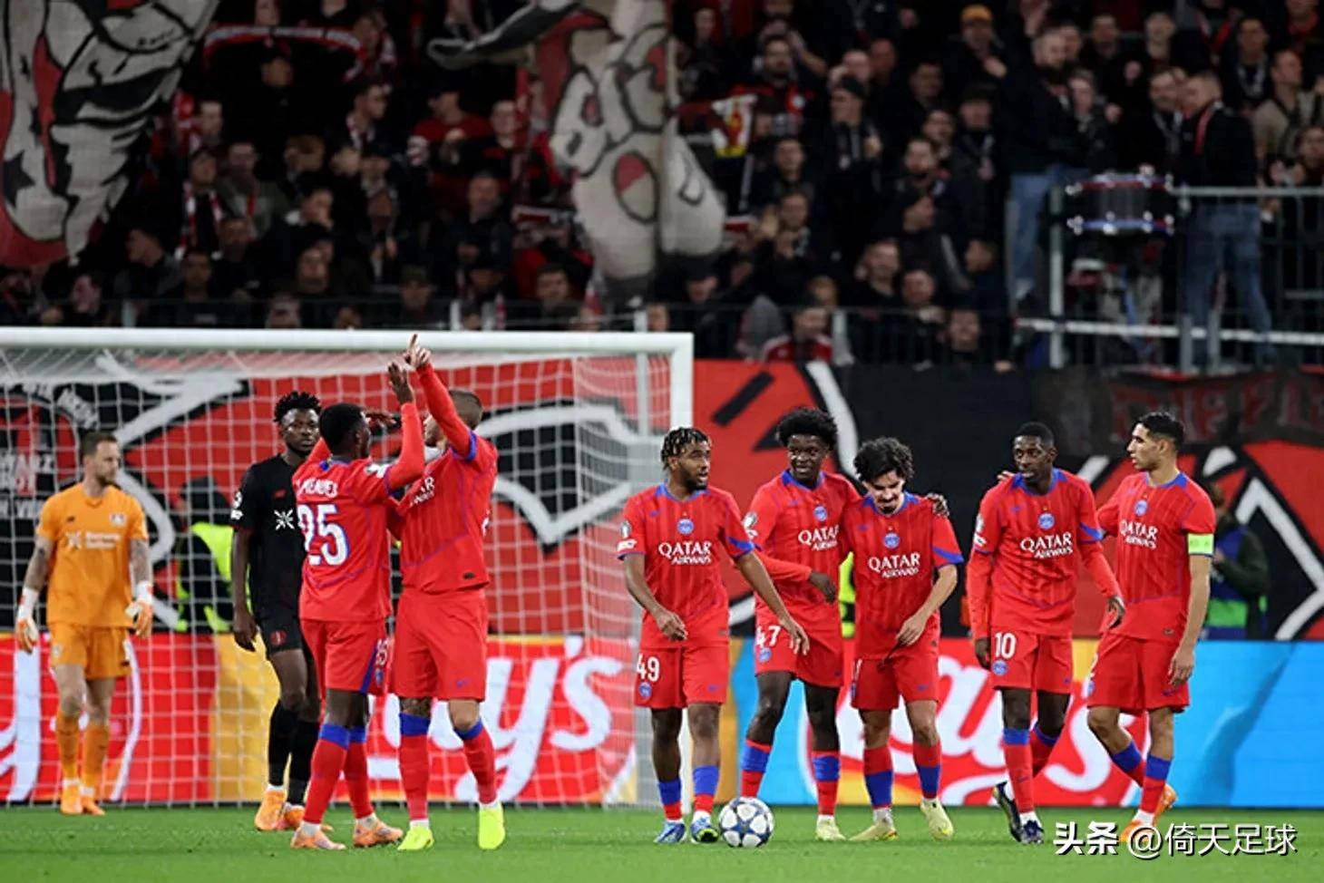 关于让先生出使，法甲榜首巴黎圣日耳曼声势浩大的信息