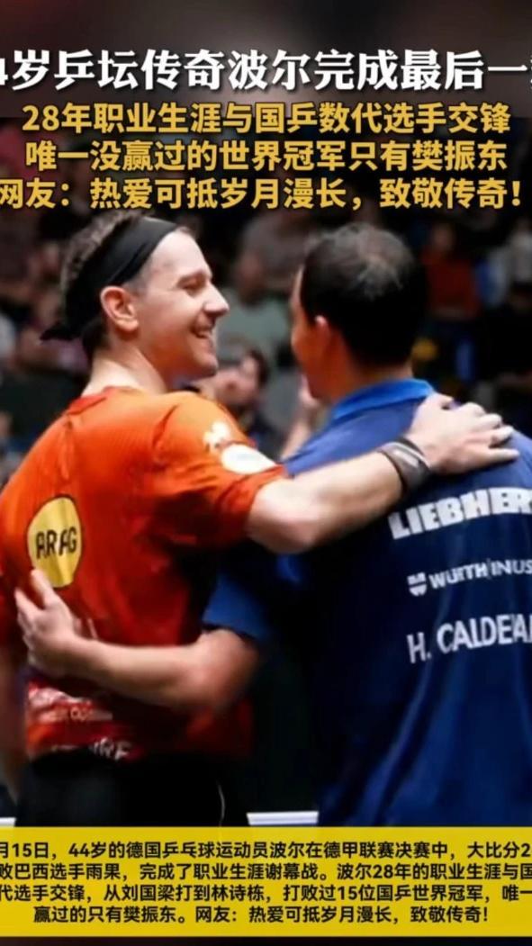 德国乒乓球队爆冷波兰乒乓球队，波尔惊艳世界的简单介绍