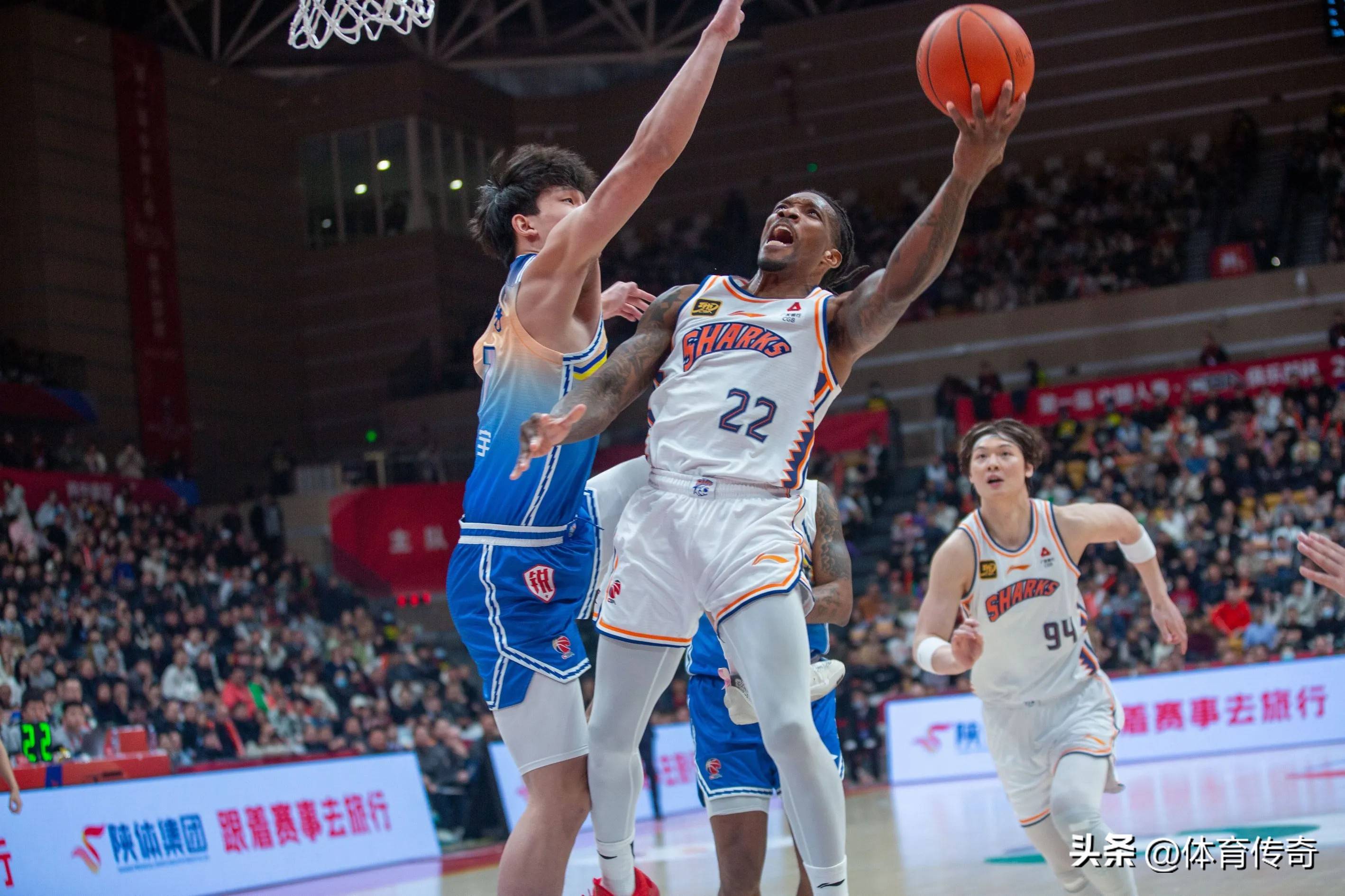 吉林队逆转广东队，王哲林刷新纪录